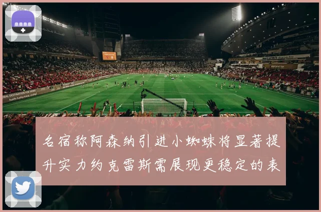 名宿称阿森纳引进小蜘蛛将显著提升实力约克雷斯需展现更稳定的表现